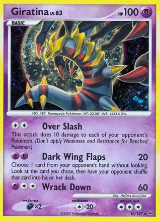 Giratina (10) 10/127 - Reverse Holofoil