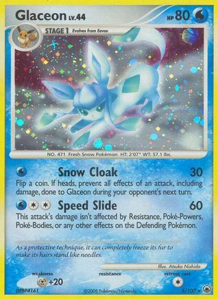 Glaceon (5) 5/100 - Holofoil