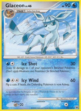 Glaceon (20) 20/100 - Reverse Holofoil