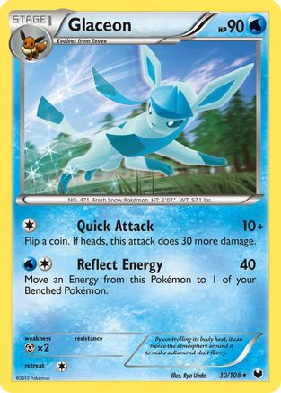 Glaceon 30/108 - Reverse Holofoil