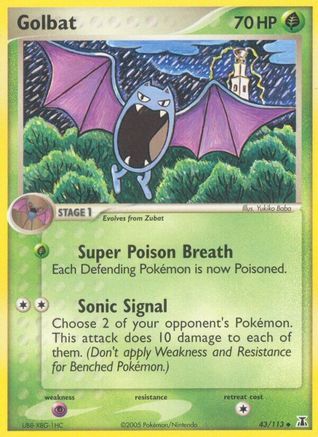 Golbat 43/113 - Reverse Holofoil