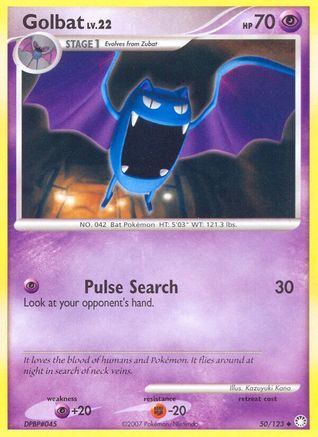 Golbat 50/123 - Reverse Holofoil