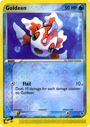 Goldeen 55/109 - Reverse Holofoil