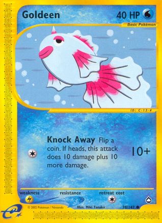 Goldeen 78/147 - Reverse Holofoil