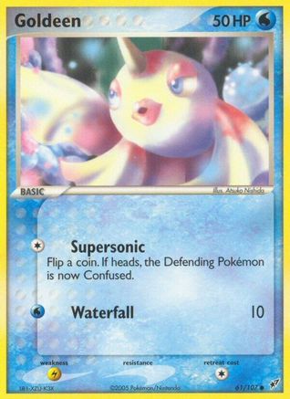 Goldeen 61/107 - Reverse Holofoil