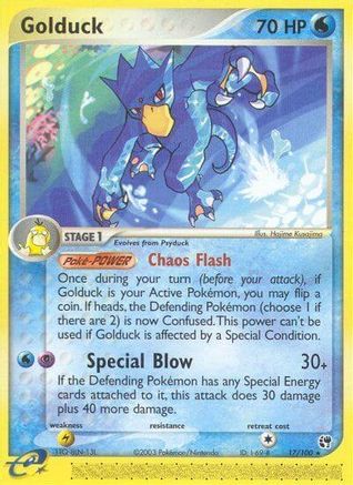 Golduck 17/100 - Reverse Holofoil