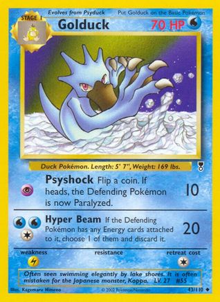 Golduck 43/110 - Reverse Holofoil