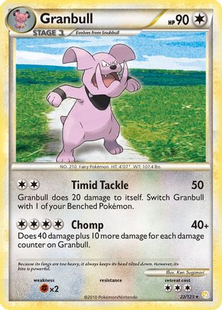 Granbull 22/123 - Reverse Holofoil