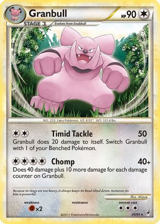 Granbull 26/95 - Reverse Holofoil