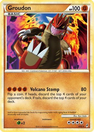 Groudon 6/95 - Holofoil