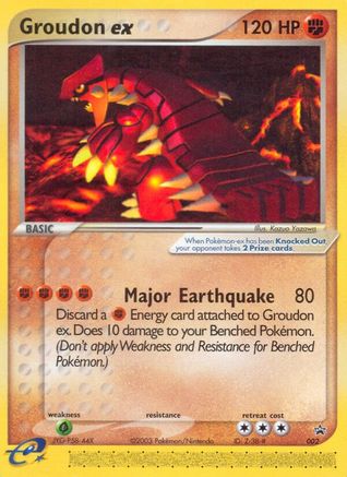 Groudon ex - 002 (Nintendo Power Magazine) 2/40 - Holofoil