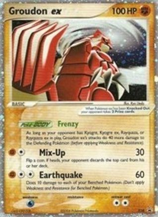 Groudon ex - 038 (EX Collector's Tins) 38/40 - Holofoil