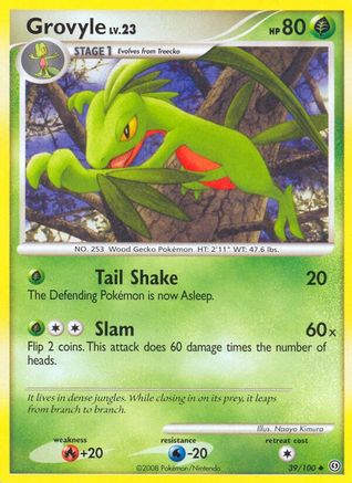 Grovyle 39/100 - Reverse Holofoil