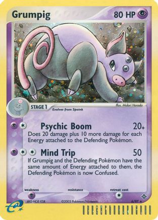 Grumpig 6/97 - Reverse Holofoil