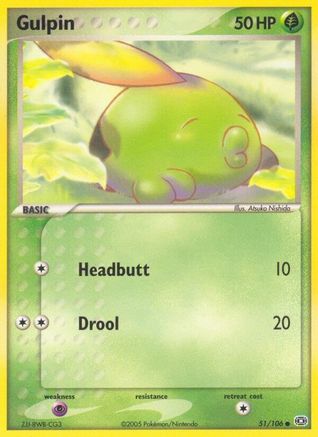 Gulpin 51/106 - Reverse Holofoil