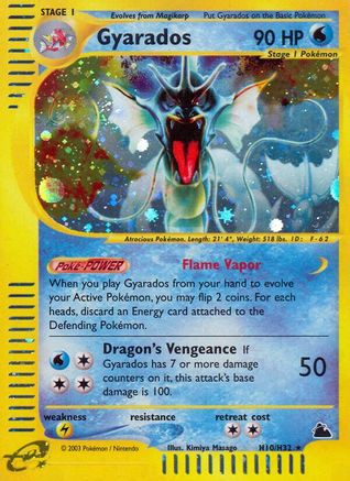 Gyarados (H10) H10/144 - Holofoil