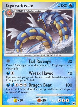 Gyarados 19/100 - Reverse Holofoil