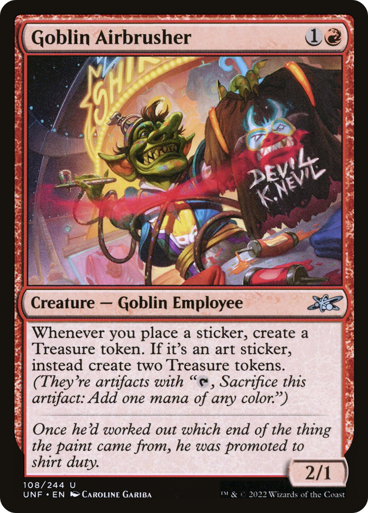 Goblin Airbrusher (UNF-108) -  Foil