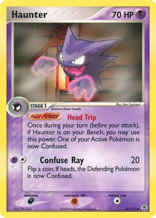 Haunter 34/112 - Reverse Holofoil