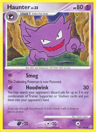 Haunter 40/100 - Reverse Holofoil