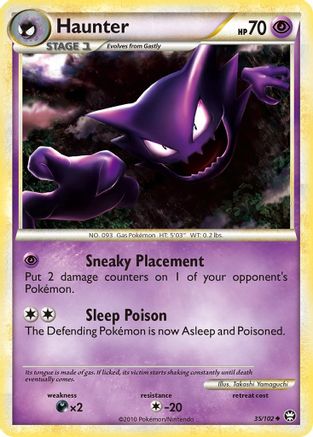 Haunter 35/102 - Reverse Holofoil