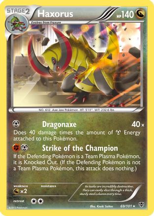 Haxorus 69/101 - Reverse Holofoil