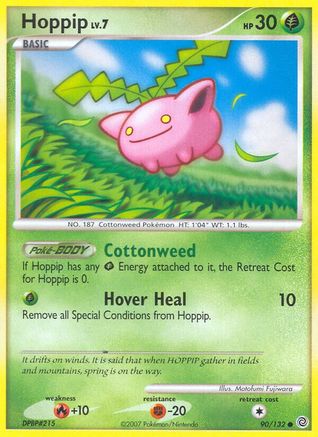 Hoppip 90/132 - Reverse Holofoil