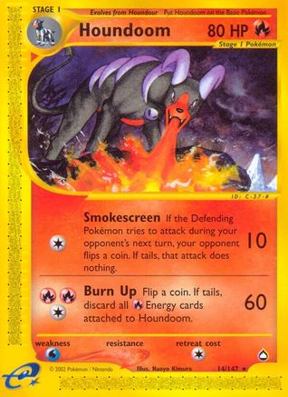 Houndoom (14) 14/147 - Reverse Holofoil