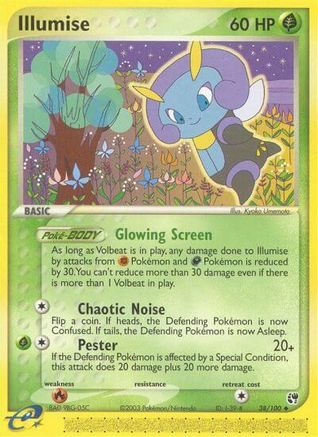 Illumise 38/100 - Reverse Holofoil