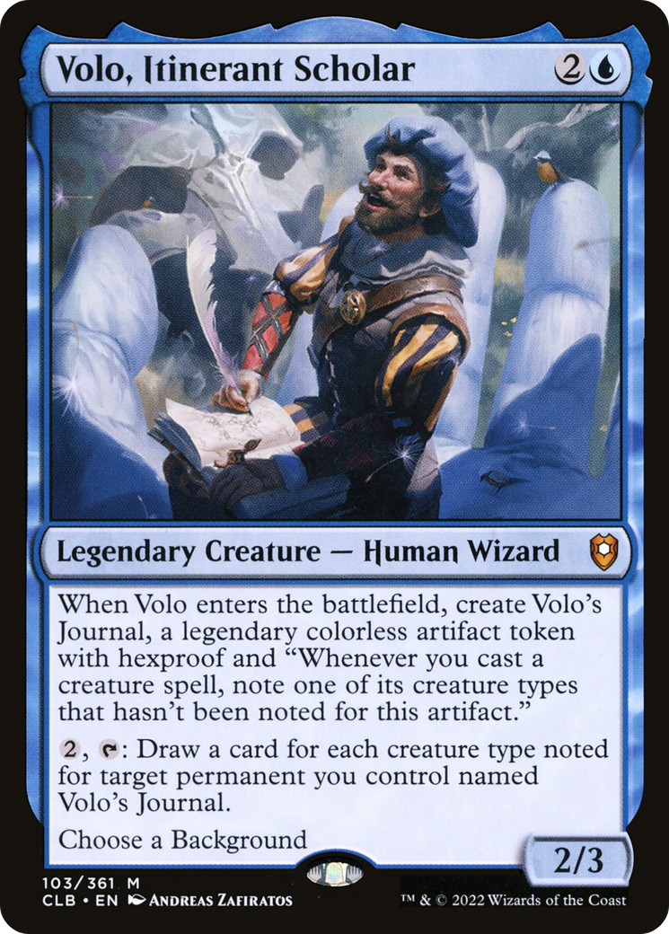 Volo, Itinerant Scholar (CLB-103) -