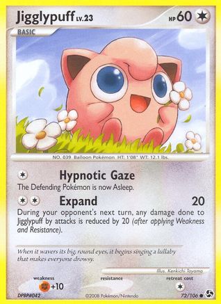 Jigglypuff 72/106 - Reverse Holofoil