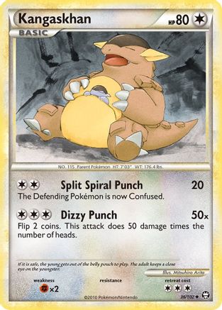 Kangaskhan 36/102 - Reverse Holofoil