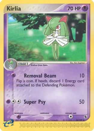 Kirlia - 34/109 34/109 - Reverse Holofoil