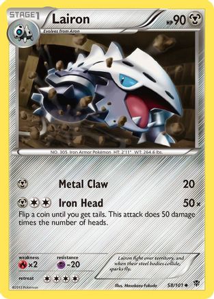 Lairon 58/101 - Reverse Holofoil