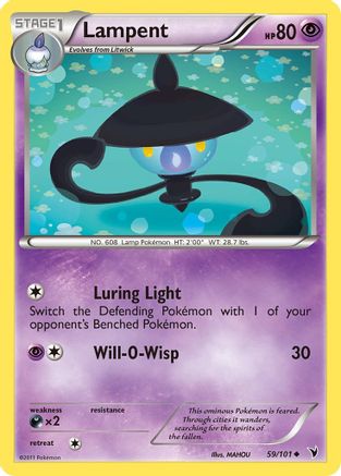 Lampent 59/101 - Reverse Holofoil