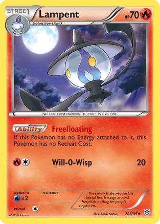 Lampent 22/135 - Reverse Holofoil