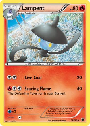 Lampent 15/116 - Reverse Holofoil