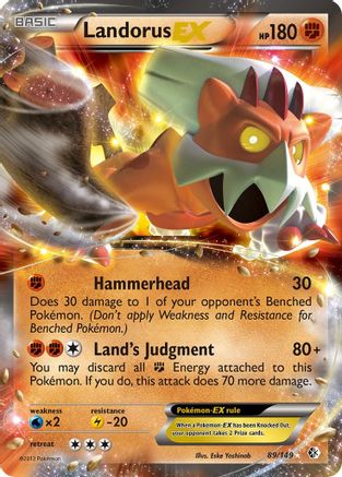 Landorus EX 89/149 - Holofoil