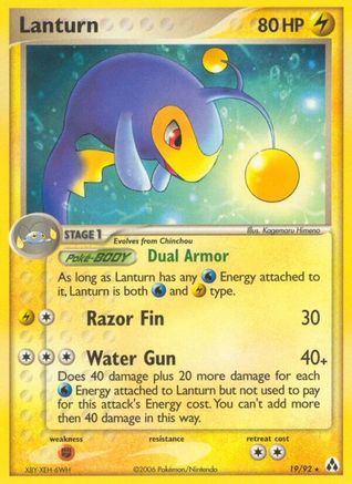 Lanturn 19/92 - Reverse Holofoil