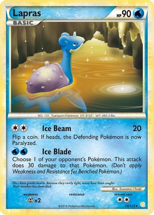 Lapras 24/123 - Reverse Holofoil