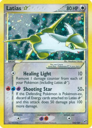 Latias Star 105/107 - Holofoil