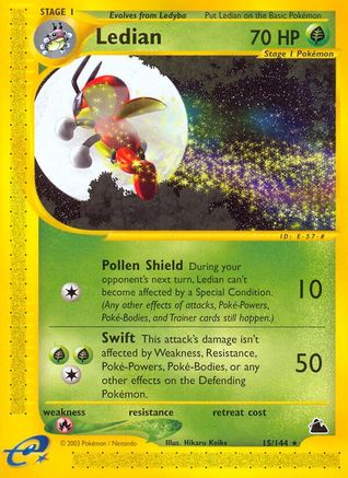 Ledian (15) 15/144 - Reverse Holofoil