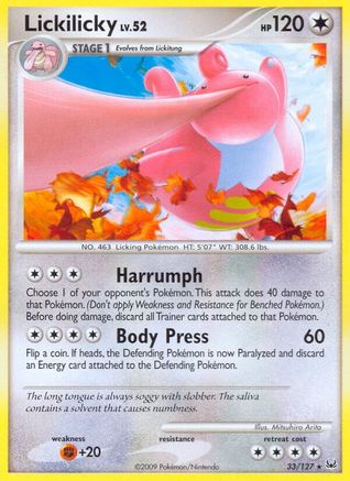 Lickilicky 33/127 - Reverse Holofoil