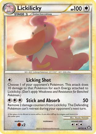 Lickilicky 38/102 - Reverse Holofoil