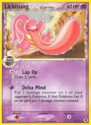 Lickitung (Delta Species) 19/101 - Reverse Holofoil