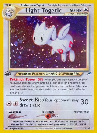 Light Togetic 15/105 - 1st Edition Holofoil