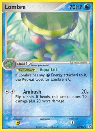 Lombre - 033/107 33/107 - Reverse Holofoil