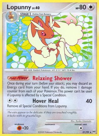 Lopunny 21/99 - Reverse Holofoil