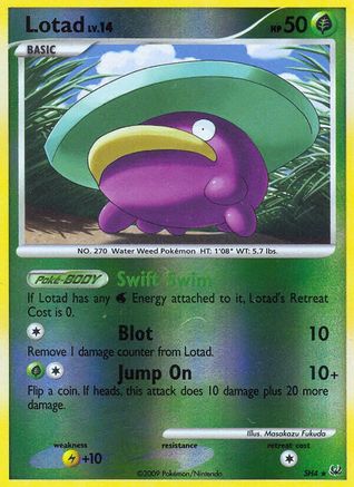 Lotad (Shiny) SH4/127 - Reverse Holofoil