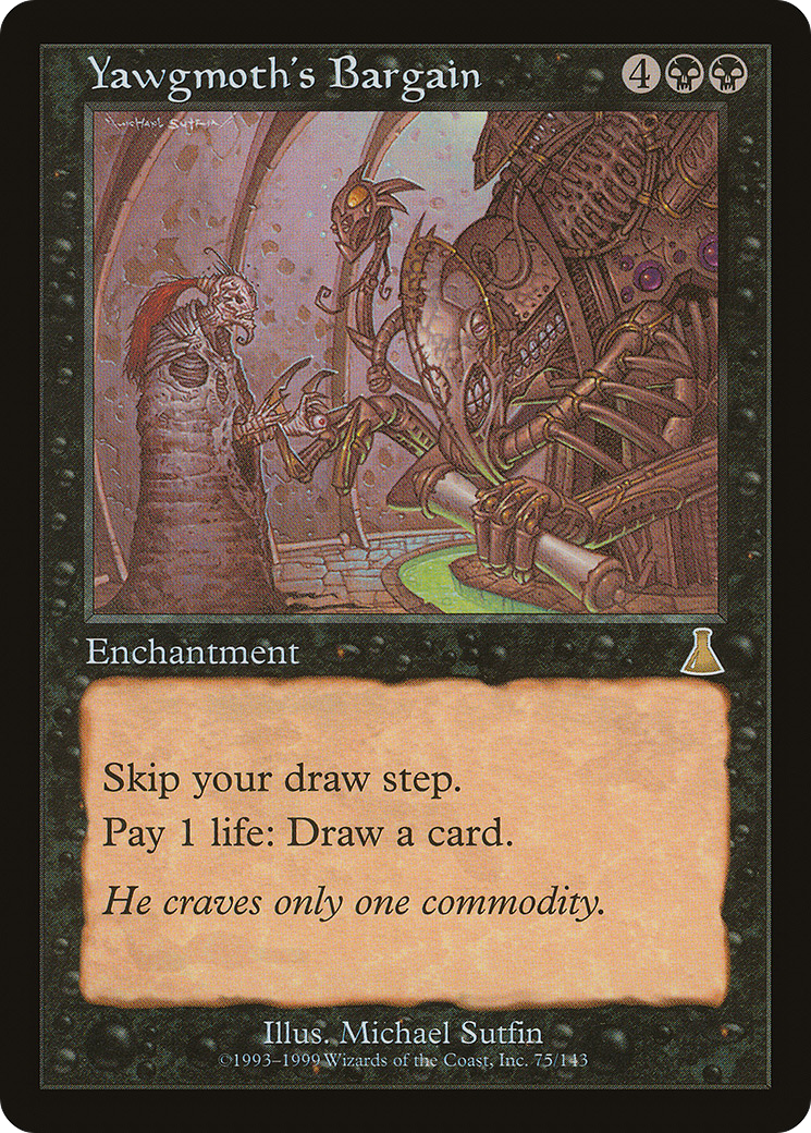 Yawgmoth's Bargain (UDS-075) -  Foil